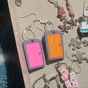 Monsters Inc. Door Earrings